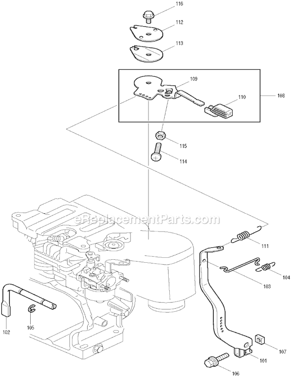 Page E Diagram and Parts List for EW200TR  Makita Water Pump