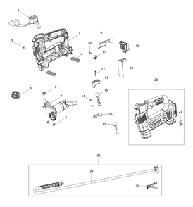 Fig-0 Diagram and Parts List for DMP180SYX  Makita Miscellaneous