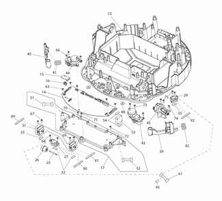 Page 1 Diagram and Parts List for DRC200Z  Makita Upright Vacuum