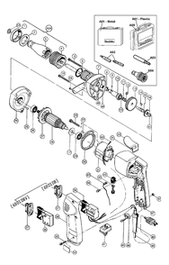 Page 1 Diagram and Parts List for 6801DB Type 2 Makita Screwdriver