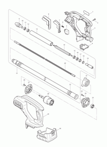 Page 1 Diagram and Parts List for XRV02Z  Makita Lawn Tractor
