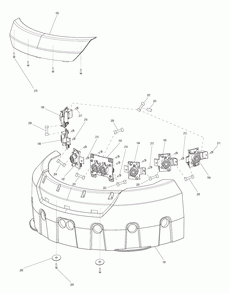 Page 9 Diagram and Parts List for DRC200PT  Makita Upright Vacuum