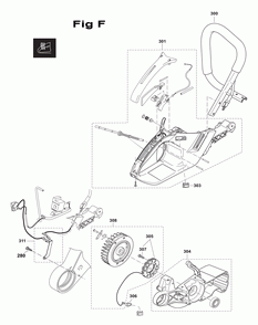 Page 6 Diagram and Parts List for DCS6421RFG  Makita Saw