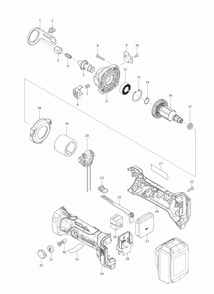 Part Location Diagram of 193446-8 Makita Drywall Guide Bit 3.18 Set