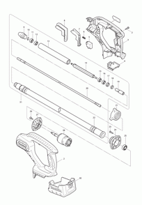 Part Location Diagram of 163534-5 Makita Flexible Wire, Bvr450