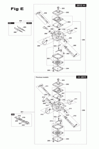 Page 5 Diagram and Parts List for DCS6421RFG  Makita Saw