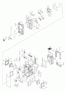 Page 1 Diagram and Parts List for XRM06B  Makita Radio