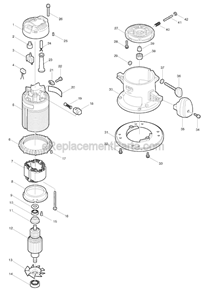 Part Location Diagram of 643605-9 Makita Brush Holder