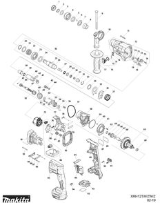 Part Location Diagram of 818H07-8 Makita Cap Label