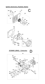 Page 2 Diagram and Parts List for DCS9010-PH Type 1 Makita Saw