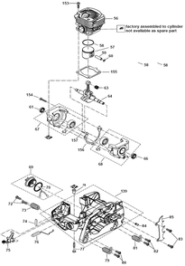 Part Location Diagram of 266880-6 Makita H.L SOCKET HEAD BOLD M5X25, PS-35C