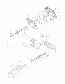 Page 2 Diagram and Parts List for XSL01  Makita Saw