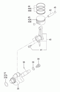 Page 1 Diagram and Parts List for G1700I Type 2 Makita Generator