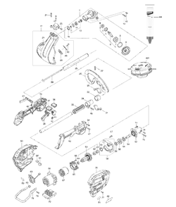 Part Location Diagram of 347783-4 Makita Ring Support, Gux01