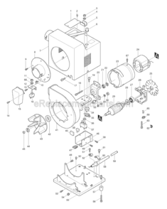 Part Location Diagram of 664630-7 Makita Power Cord (8-foot)