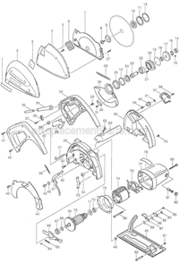 Part Location Diagram of 961201-4 Makita Retaining Ring S-42