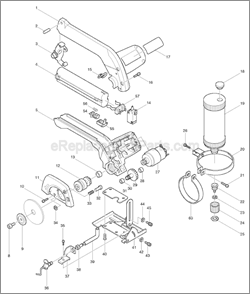Part Location Diagram of 961011-9 Makita Stop Ring E-4