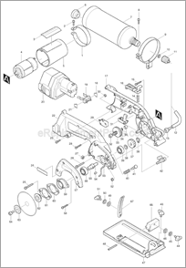 Part Location Diagram of 651891-8 Makita Switch V-15-3a6