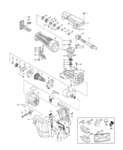 Part Location Diagram of 192829-9 Makita 18v Nimh Battery 1833 (2.2ah)
