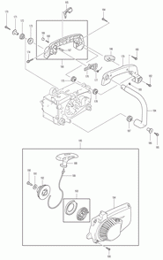 Page 3 Diagram and Parts List for PS-3300-TH  Makita Saw