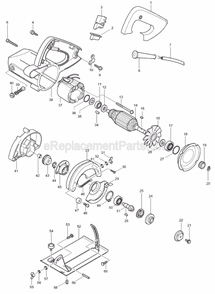 Part Location Diagram of 164095-8 Makita Edge Guide