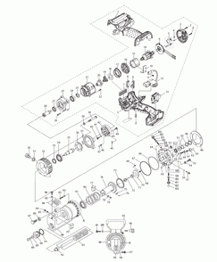 Page 1 Diagram and Parts List for XCS01T1  Makita Rebar Tools