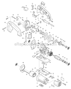 Part Location Diagram of 233101-1 Makita Compression Spring 4
