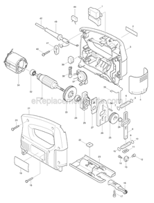Part Location Diagram of 266177-3 Makita Hex. Socket Head Bolt M3x10