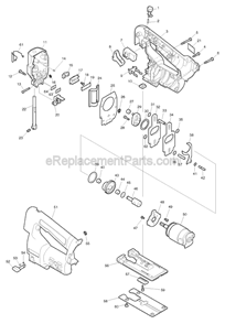 Part Location Diagram of 416642-4 Makita Switch Lever