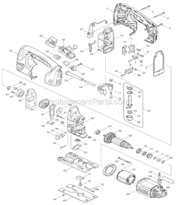 Part Location Diagram of 419820-5 Makita Tool Opener