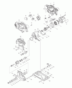 Page 1 Diagram and Parts List for XSC02T  Makita Saw