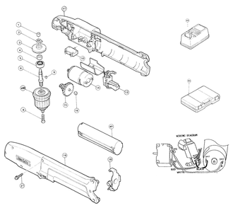 Page 1 Diagram and Parts List for DA391DW  Makita Drill