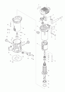 Page 1 Diagram and Parts List for RT0701CX7  Makita Router