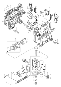 Fig-0 Diagram and Parts List for XPG01S1  Makita Miscellaneous