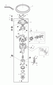 Page 1 Diagram and Parts List for SK209GDZ  Makita Worklight & Flashlight