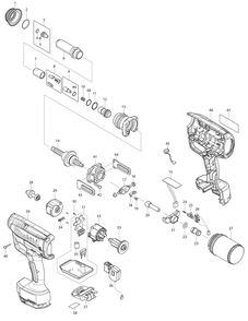 Part Location Diagram of 257457-8 Makita RING 5, XVR02