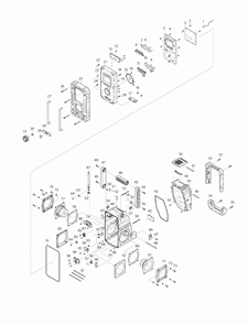 Page 1 Diagram and Parts List for XRM04B  Makita Radio