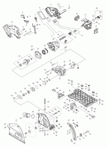 Page 1 Diagram and Parts List for XPS02ZU  Makita Saw