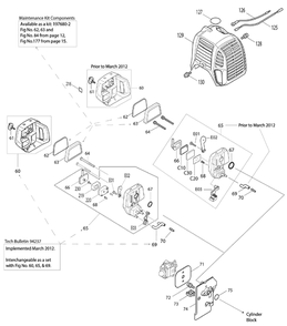 Diagram 3 Diagram and Parts List for MS-2564  Makita Trimmer
