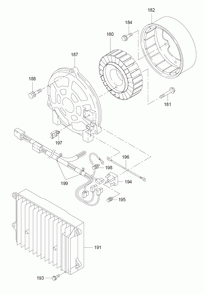 Page 9 Diagram and Parts List for G1700I Type 2 Makita Generator