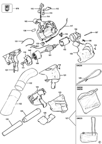 Page 1 Diagram and Parts List for LS1500  Makita Saw