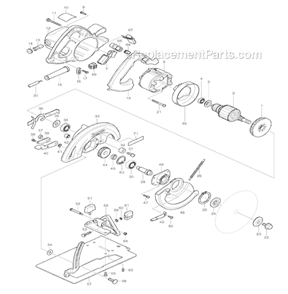 Part Location Diagram of 324256-4 Makita Spindle