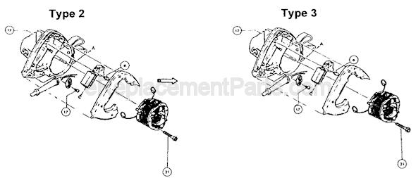Page G Diagram and Parts List for 5007NBK  Makita Circular Saw