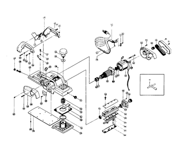 Part Location Diagram of 345027-6 Makita Drum Plate Set, 2030s