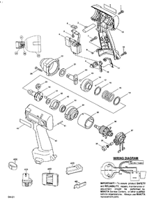 Page 1 Diagram and Parts List for 6992DWDE  Makita Drill