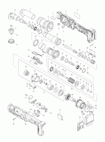 Page 1 Diagram and Parts List for DFL650FZ  Makita Drill