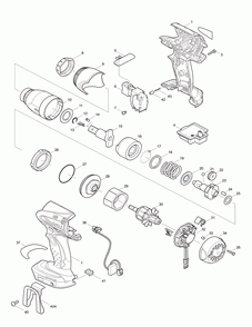 Part Location Diagram of 134877-2 Makita Universal Joint 1/2 Inch Large
