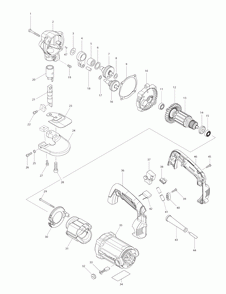 Page 1 Diagram and Parts List for JS3201  Makita Nibbler & Shears