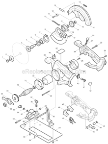Part Location Diagram of 317074-7 Makita Base