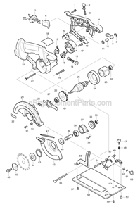 Part Location Diagram of 163407-2 Makita Angular